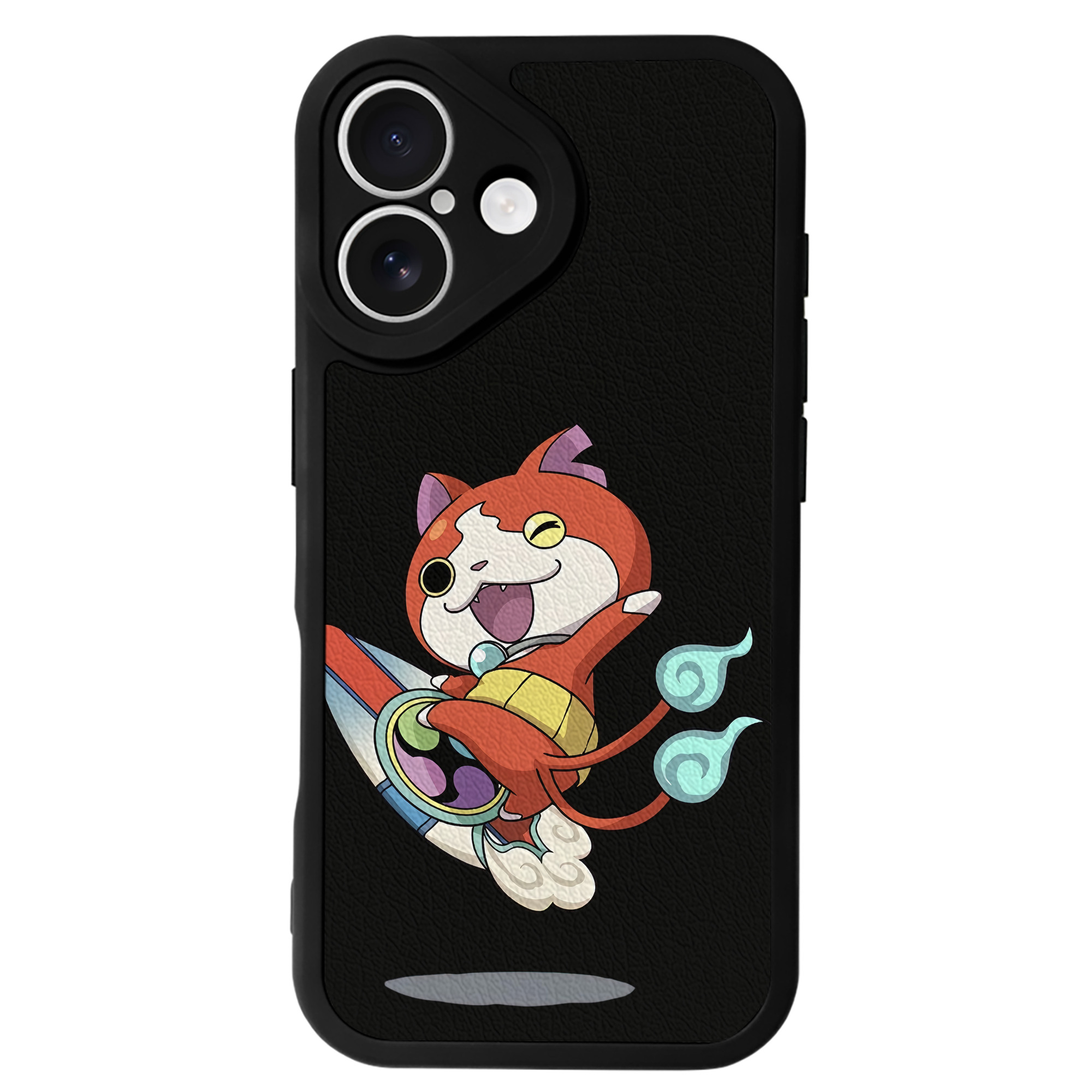 妖怪ウォッチ Yo-kai Watch 【iPhone 16シリーズ対応】シリコンスマホケース（レザー調） 材質：シリコン